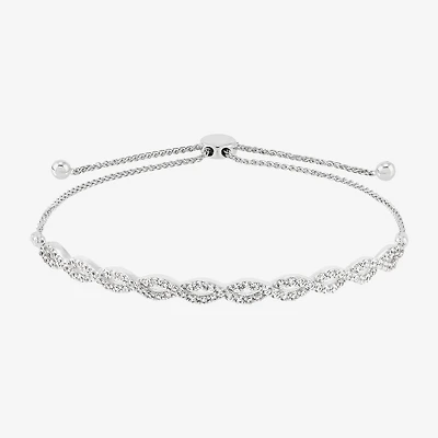 Limited Quantities! Womens 1 1/4 CT. T.W. Lab Grown White Diamond 10K Gold Bolo Bracelet