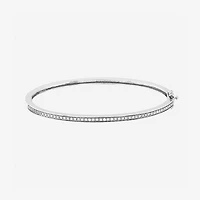 Limited Quantities! Womens 1/2 CT. T.W. Lab Grown White Diamond Sterling Silver Bangle Bracelet
