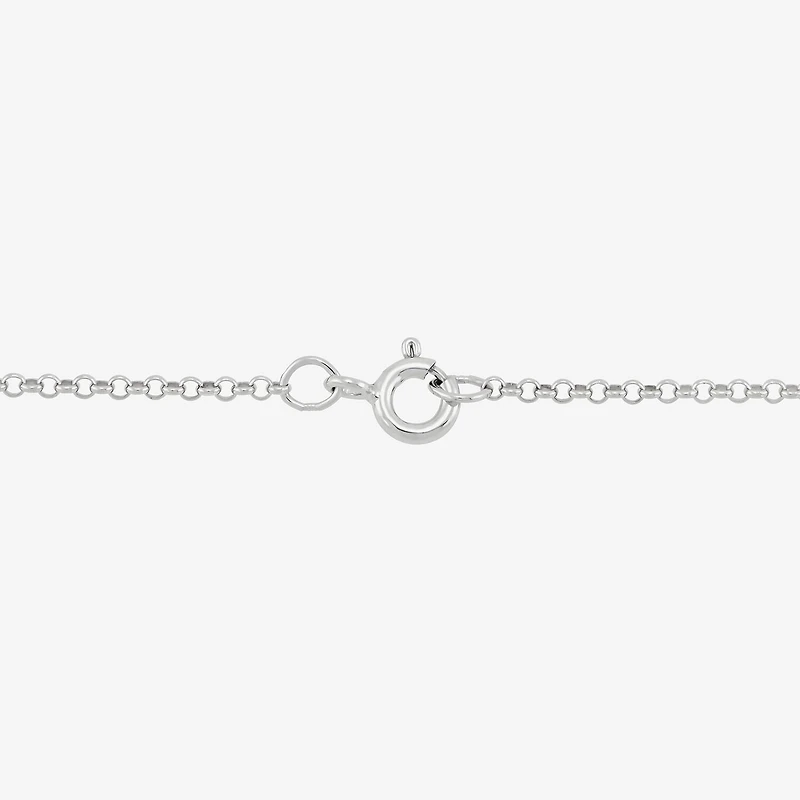 Limited Quantities! Womens Lab Created Red Ruby Sterling Silver Bar 18 Inch Pendant Necklace