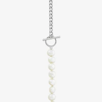 Limited Quantities! Womens White Sterling Silver 24 Inch Strand Necklace