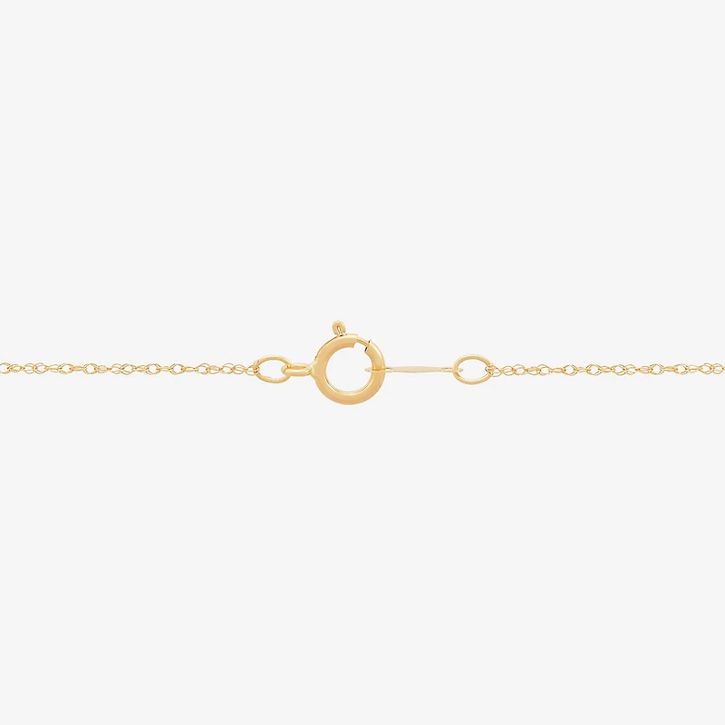 Limited Quantities! Womens 1/8 CT. T.W. Genuine Blue Aquamarine 14K Gold Flower 18 Inch Pendant Necklace