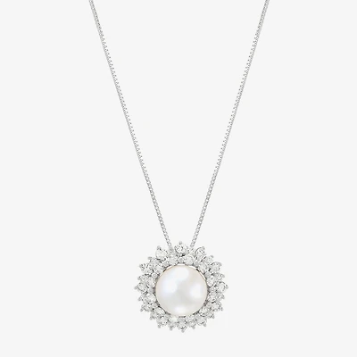Limited Quantities! Womens 3/4 CT. T.W. Dyed White Cultured Freshwater Pearl 14K Gold 18 Inch Pendant Necklace