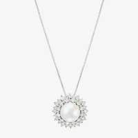 Limited Quantities! Womens 3/4 CT. T.W. Dyed White Cultured Freshwater Pearl 14K Gold 18 Inch Pendant Necklace