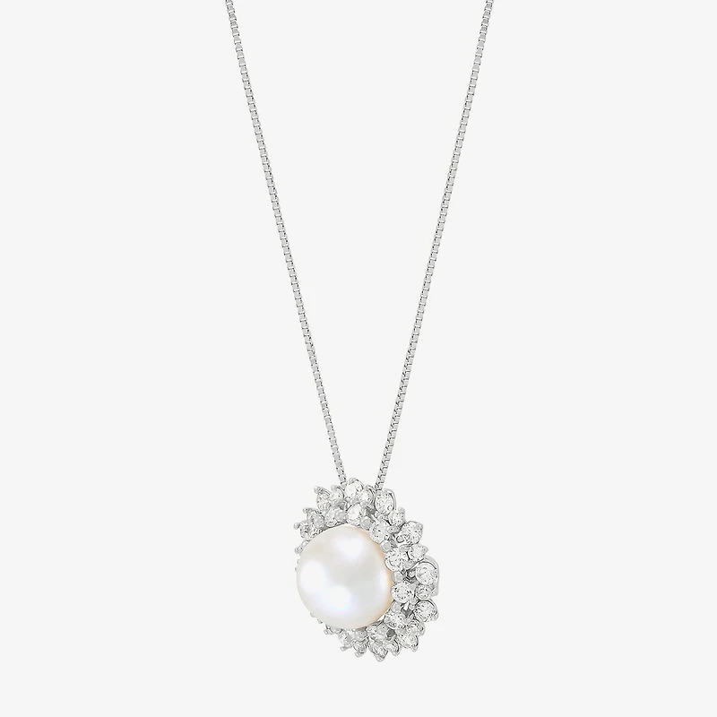 Limited Quantities! Womens 3/4 CT. T.W. Dyed White Cultured Freshwater Pearl 14K Gold 18 Inch Pendant Necklace