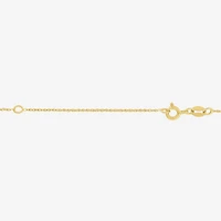 Womens Lab Created Red Ruby 14K Gold Over Silver Heart 16 Inch Pendant Necklace