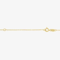 Womens Genuine Red Garnet 14K Gold Over Silver Oval 16 Inch Pendant Necklace