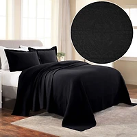 SUPERIOR® Fleur De Lis Matelasse French Pattern Jacquard Bedspread