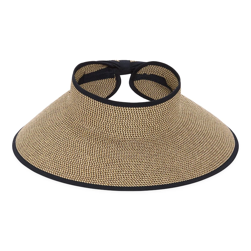 Liz Claiborne Trimmed Roll-Up Womens Visor