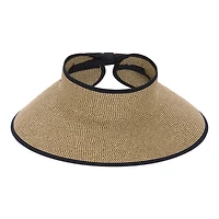Liz Claiborne Trimmed Roll-Up Womens Visor