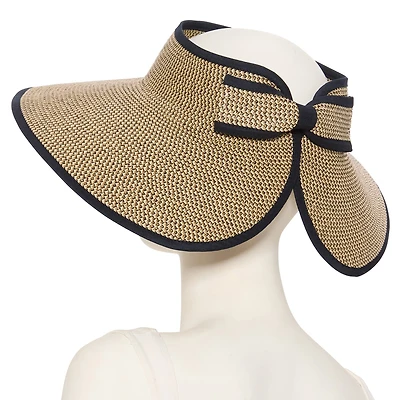 Liz Claiborne Trimmed Roll-Up Womens Visor