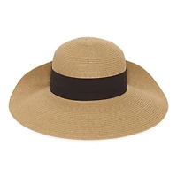 Liz Claiborne Classic Bow Womens Floppy Hat