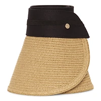 Liz Claiborne Fabric Straw Rollup Womens Visor