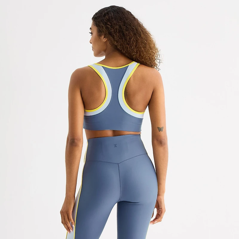 Xersion EverContour+ Womens Sports Long Line Bra