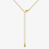 JS Jessica Simpson Gold Tone Pendant Necklace & Stud Earring Womens Crystal Butterfly 3-pc. Jewelry Set