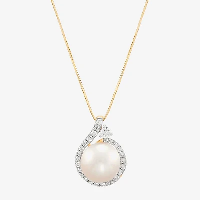 Limited Quantities! Womens 3/8 CT. T.W. Genuine White 14K Gold 18 Inch Pendant Necklace