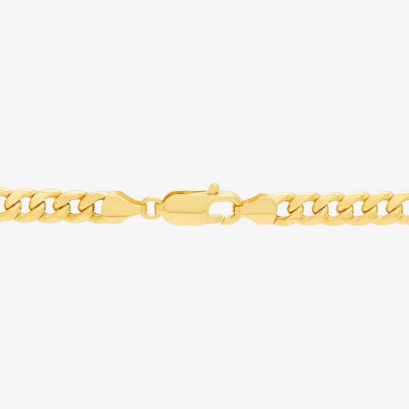 Made in Italy Womens 10K Gold Inch Chain Necklace