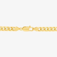 Made in Italy Womens 10K Gold Inch Chain Necklace