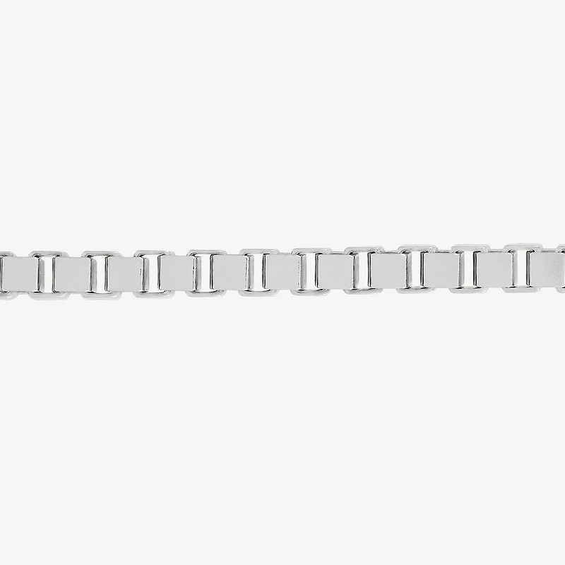 Limited Quantities! Womens Sterling Silver 7.5 Inch Box Chain Bracelet