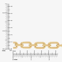 Limited Quantities! Womens 24K Gold Over Silver 7 3/4 Inch Link Chain Bracelet