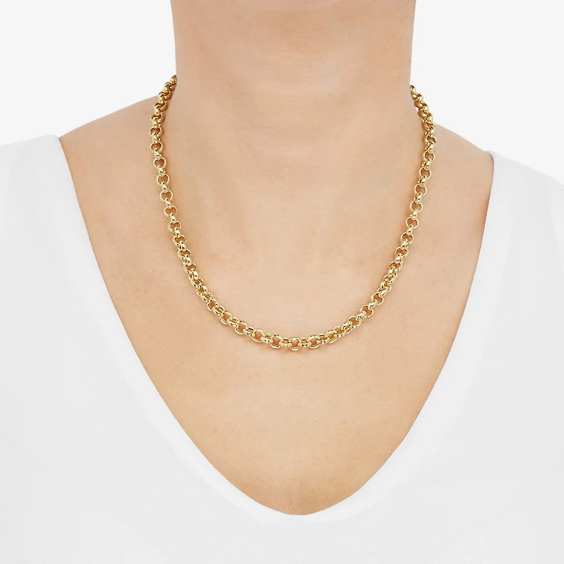 Limited Quantities! Womens Sterling Silver 18 Inch Rolo Chain Necklace