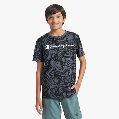 Champion Big Kid Boys Round Neck Short Sleeve Regular Fit Graphic T-Shirt