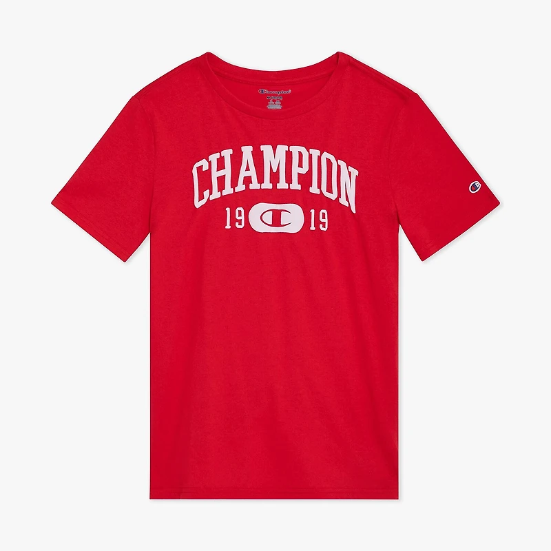 Champion Big Kid Boys Round Neck Short Sleeve Regular Fit Graphic T-Shirt