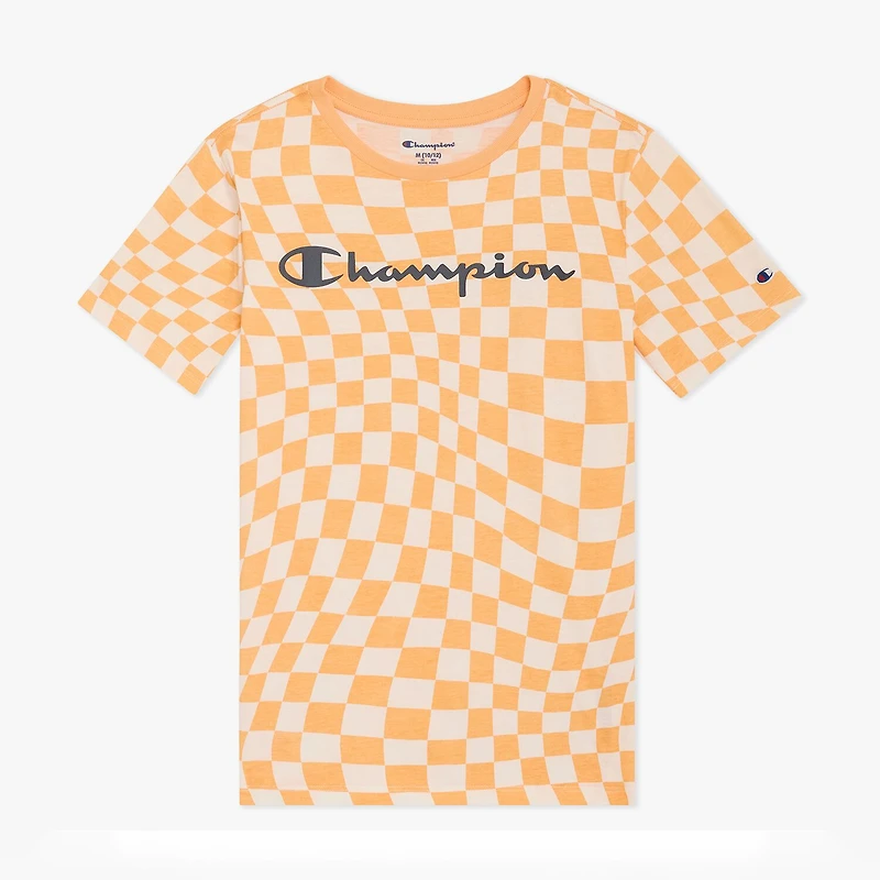 Champion Big Kid Boys Round Neck Short Sleeve Regular Fit Graphic T-Shirt