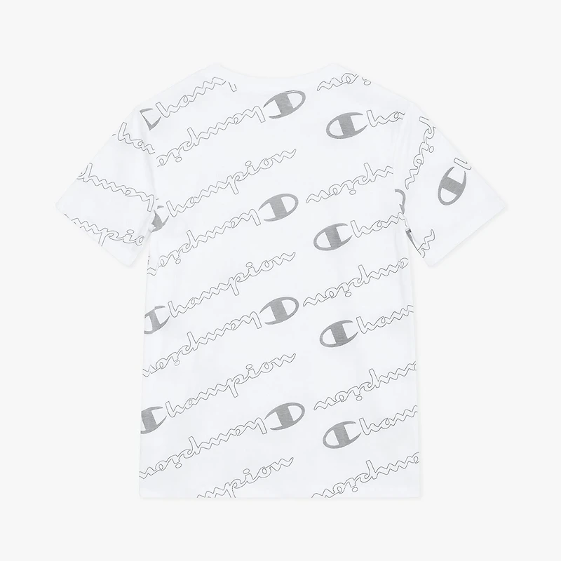 Champion Big Kid Boys Round Neck Short Sleeve Regular Fit Graphic T-Shirt