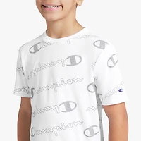 Champion Big Kid Boys Round Neck Short Sleeve Regular Fit Graphic T-Shirt