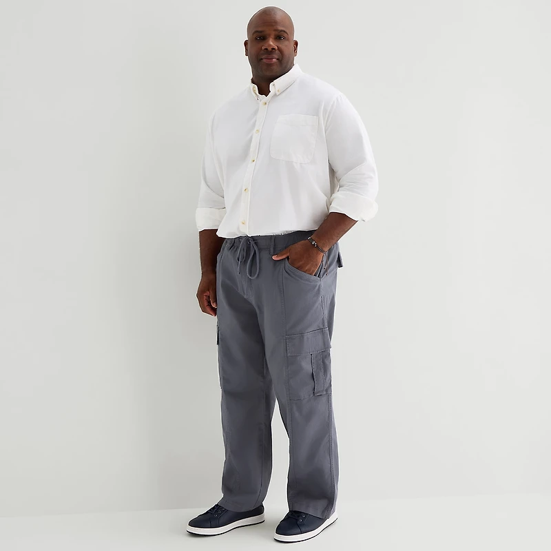 mutual weave Mens Regular Fit Big and Tall Cargo Pant