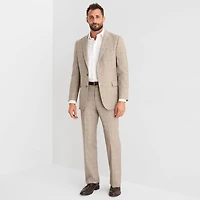 Stafford Coolmax All Season Ecomade Mens Classic Fit Windowpane Suit Jacket