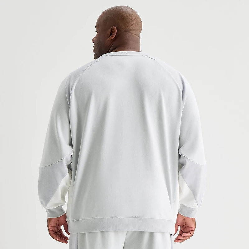 Shaquille O'Neal XLG™ Mens Crew Neck Long Sleeve Big and Tall Sweatshirt