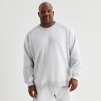 Shaquille O'Neal XLG™ Mens Crew Neck Long Sleeve Big and Tall Sweatshirt