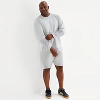 Shaquille O'Neal XLG™ Mens Crew Neck Long Sleeve Big and Tall Sweatshirt