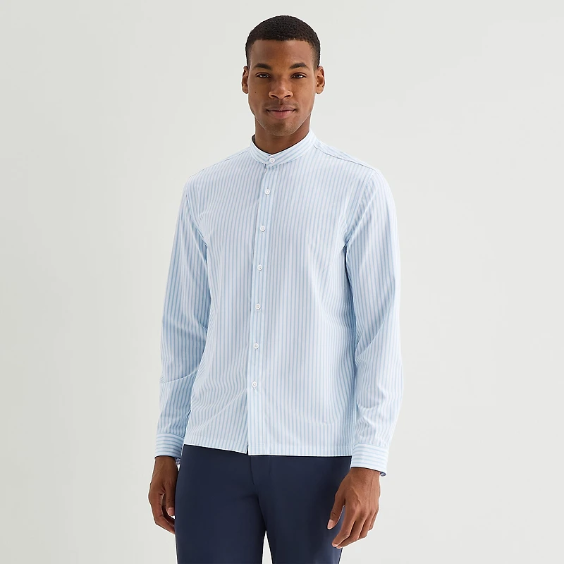 Stylus Mens Long Sleeve Regular Fit Button-Down Shirt