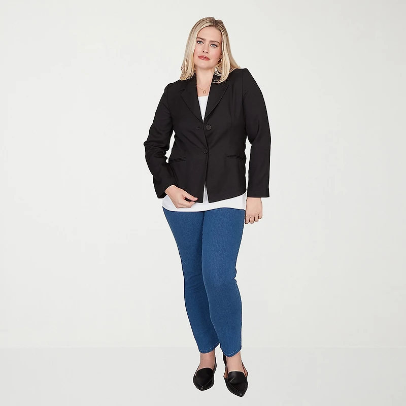 Alfred Dunner Classics Womens Regular Fit Suit Jacket