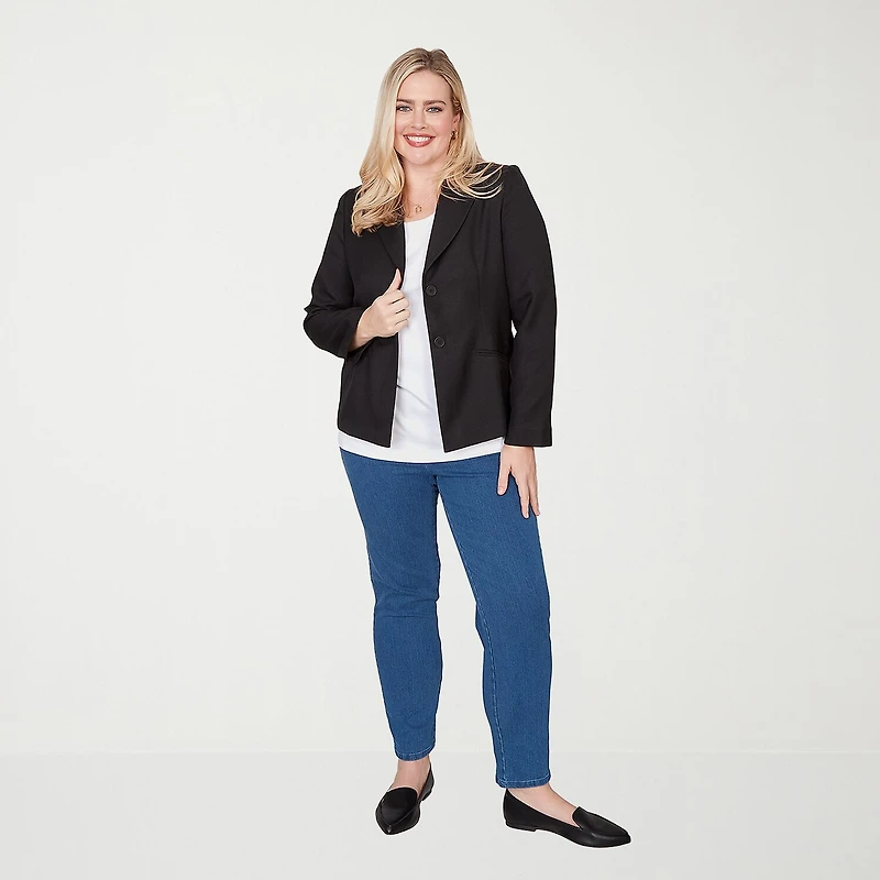 Alfred Dunner Classics Womens Regular Fit Suit Jacket