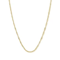 14K Gold 16" Singapore Chain "