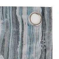 Sun Zero Allegory Abstract Painting Grommet Top Energy Saving Blackout Single Curtain Panel