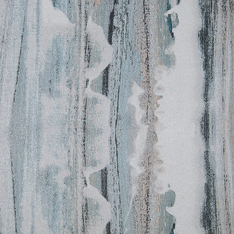 Sun Zero Allegory Abstract Painting Grommet Top Energy Saving Blackout Single Curtain Panel