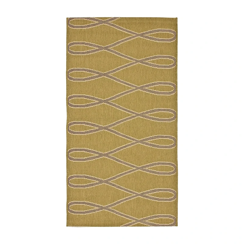 Safavieh Courtyard Collection Lasya Geometric Indoor/Outdoor Accent Rug