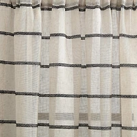 Clean Window Twill Stripe Anti-Dust 2-pc. Rod Pocket Tier