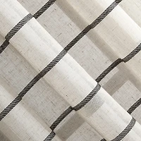 Clean Window Twill Stripe Anti-Dust 2-pc. Rod Pocket Tier