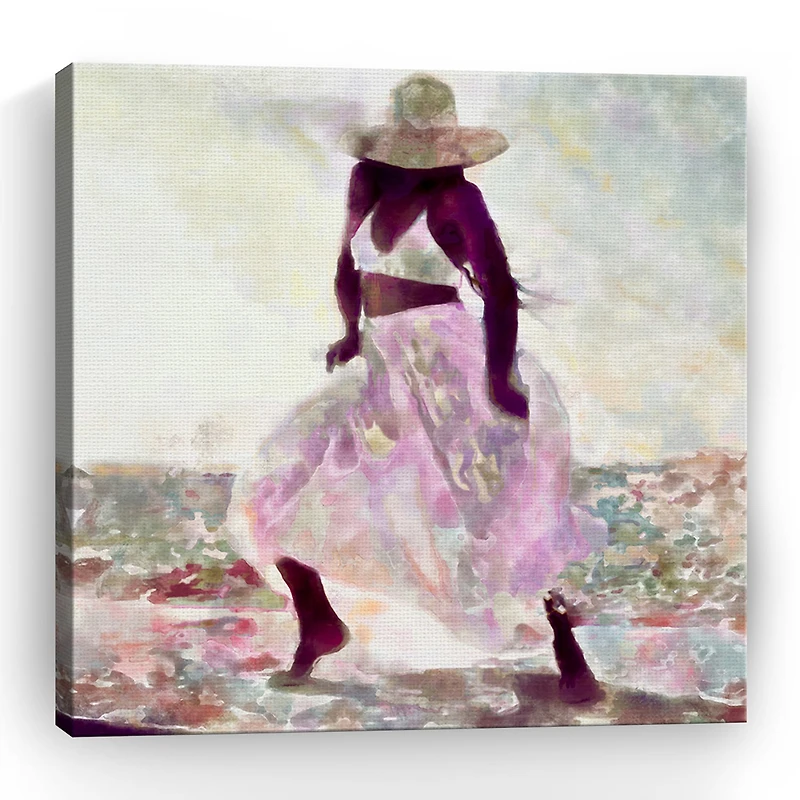 20X20 Colorful Dance Canvas Wall Art
