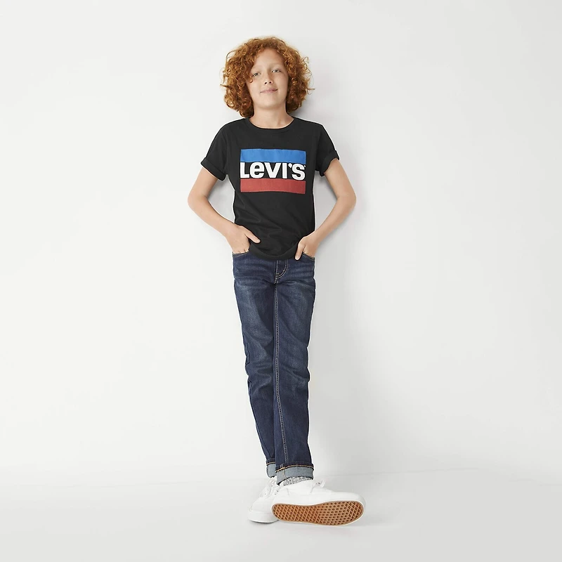 Levi's® Big Kid Boys Crew Neck Short Sleeve Regular Fit Graphic T-Shirt