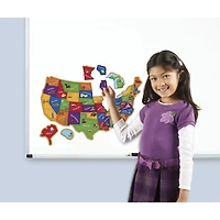 Learning Resources Magnetic U.S. Map Puzzle Magnetic Discovery Toy