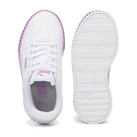 PUMA Carina 2.0 Fade Speckle Little Kid Girls Sneakers