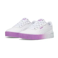 PUMA Carina 2.0 Fade Speckle Little Kid Girls Sneakers
