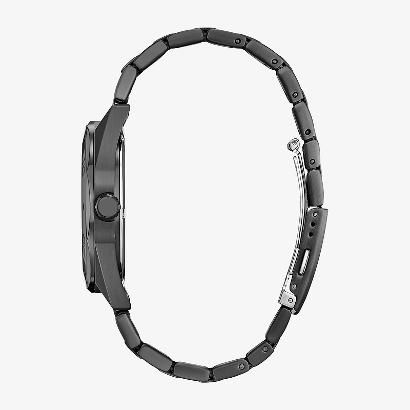Citizen Mens Black Stainless Steel Bracelet Watch Bm7637-81h