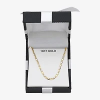 Unisex Adult 14K Two Tone Gold 20 Inch Valentino Chain Necklace